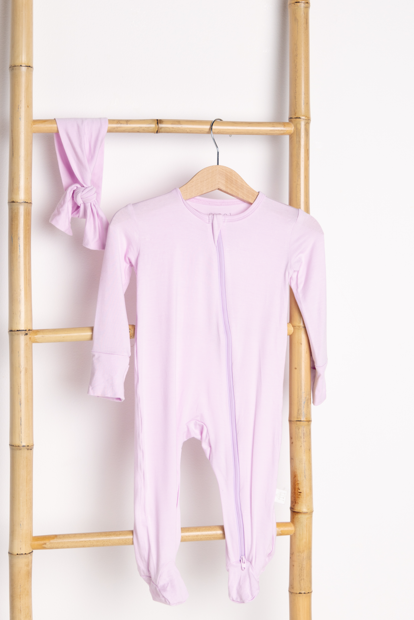 Peony Pink Bamboo Sleepsuit